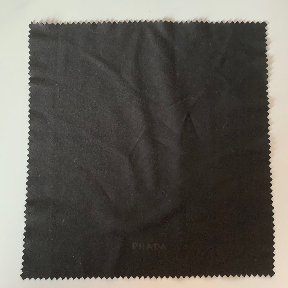 Prada eye glasses fabric wipe
